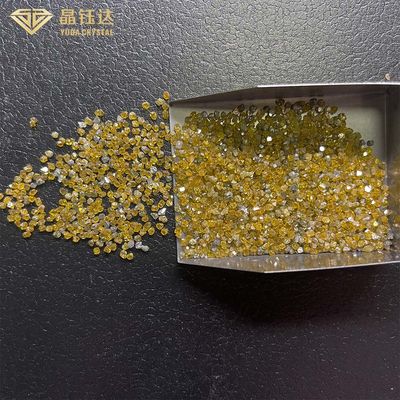 1.0mm до высокой температуре давления Monocrystalline диамантов 4.0mm HPHT желтой высокой