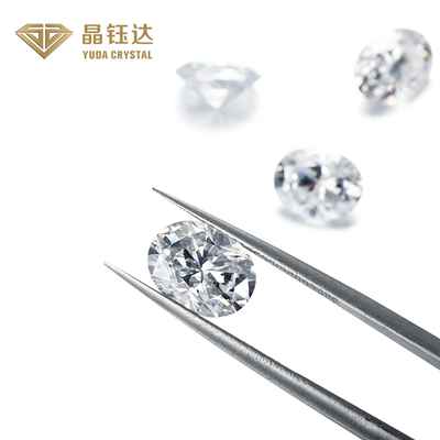 Овальные гениальные диаманты аттестованной лаборатории CVD IGI отрезка, который 3.0ct HPHT выросли для кольца с бриллиантом