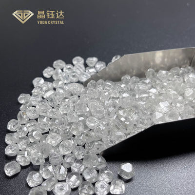 Yuda Crystal 3.0 - 4.0 ct Белый VVS VS HPHT Грубые необработанные бриллианты Искусственный лабораторный бриллиант