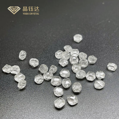 Yuda Crystal 3.0 - 4.0 ct Белый VVS VS HPHT Грубые необработанные бриллианты Искусственный лабораторный бриллиант