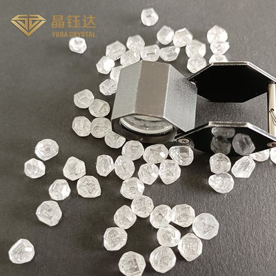 5.0carat DEF ПРОТИВ полностью белой неграненого алмаза HPHT выросли лабораторией, который для свободного диаманта