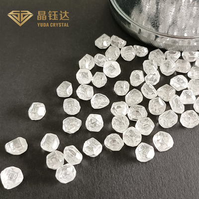 5.0carat DEF ПРОТИВ полностью белой неграненого алмаза HPHT выросли лабораторией, который для свободного диаманта