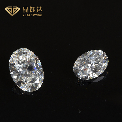 1.0 до 2.0ct HPHT Gia Diamond Lab выращенная белая овальная форма