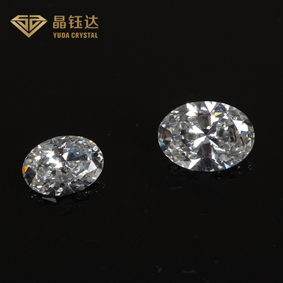1.0 до 2.0ct HPHT Gia Diamond Lab выращенная белая овальная форма