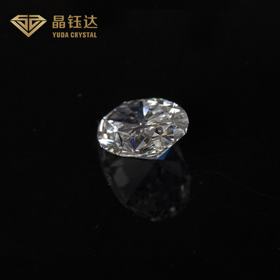 1.0 до 2.0ct HPHT Gia Diamond Lab выращенная белая овальная форма